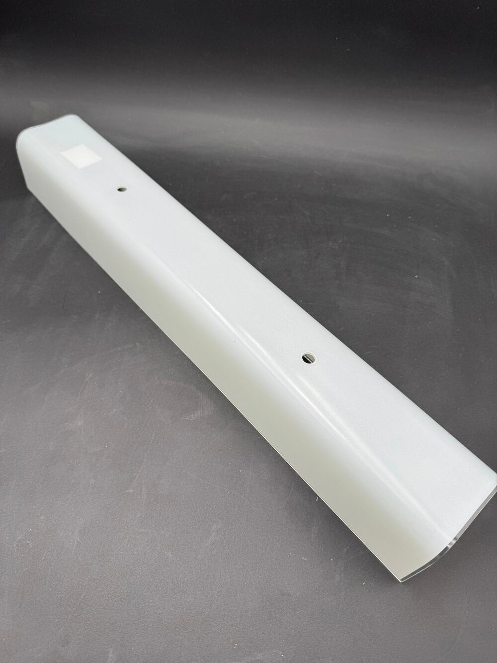 24" channel glass fixture cover